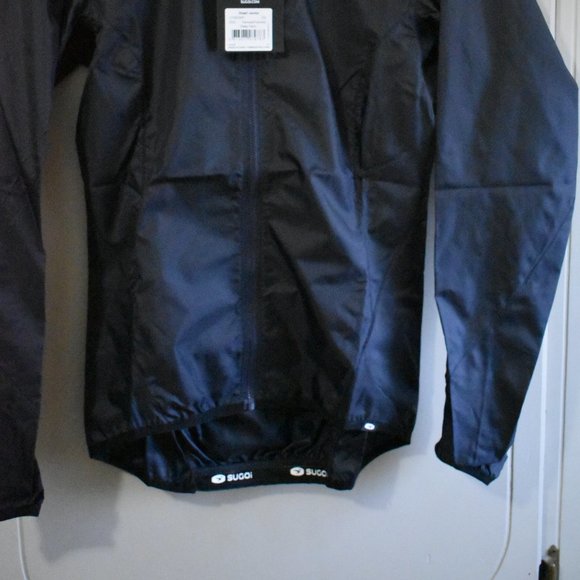 NWT SUGOi Stash Wind & Water Resistant Jacket Wm's XS Black Zip Closure - Picture 5 of 15